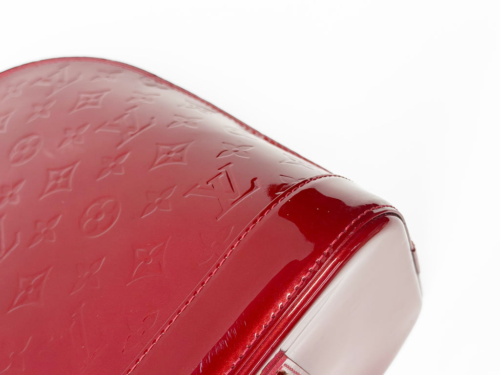 LOUIS VUITTON ALMA VERNIS GM RED