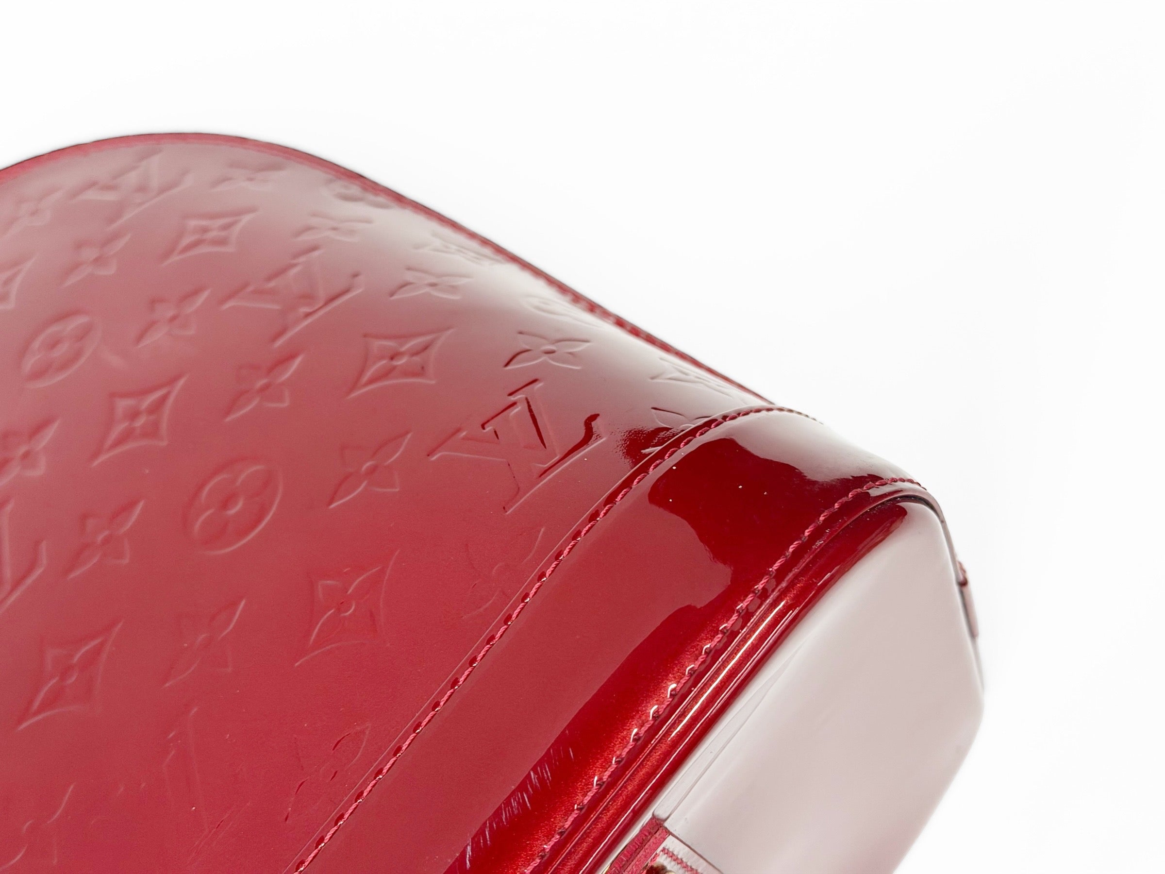 LOUIS VUITTON ALMA VERNIS GM RED