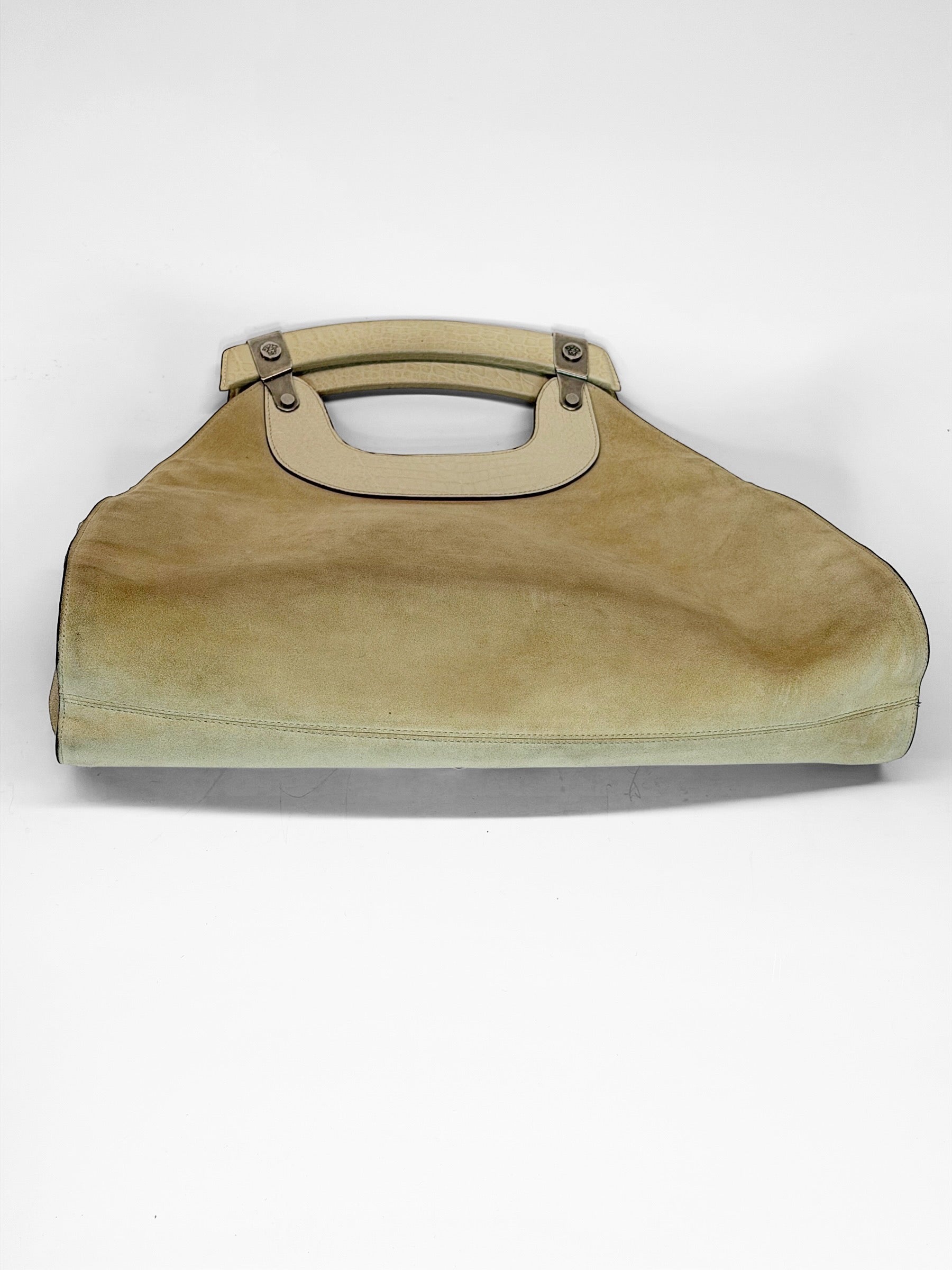 Versace Fall 2003 Runway Leather & Suede Bag