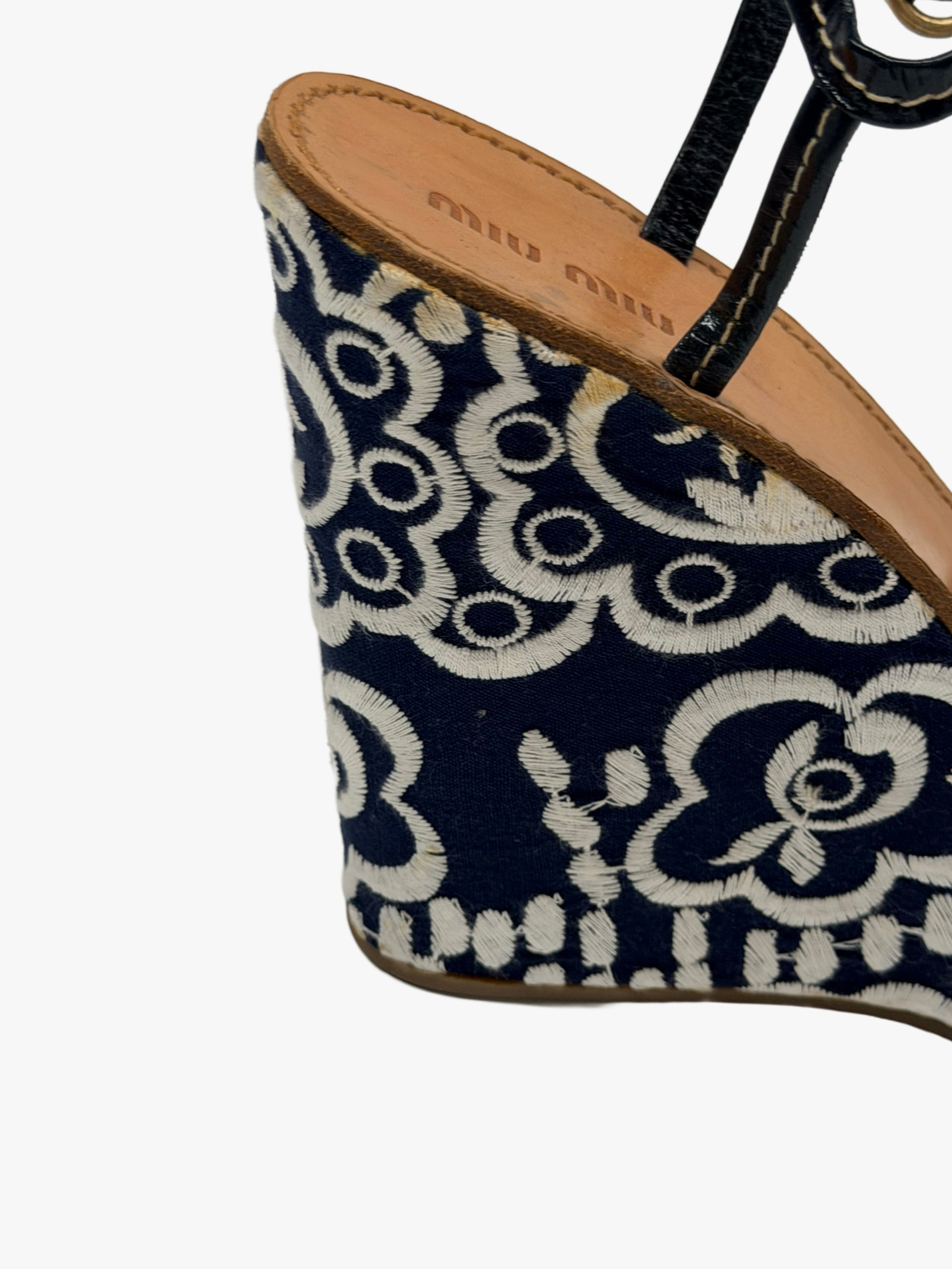 Miu Miu wedge sandals