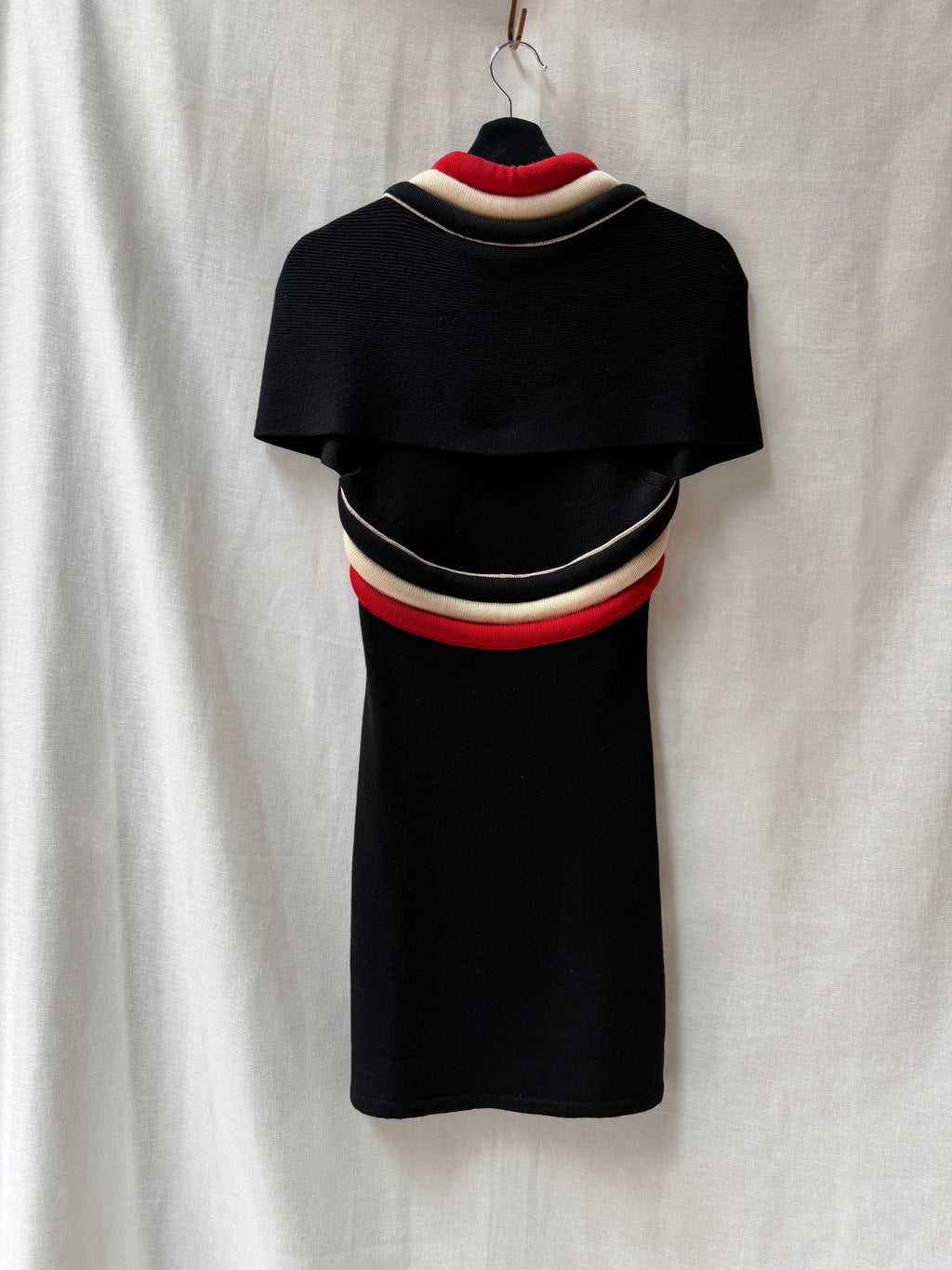 Balenciaga Colorblock Knit Polo Dress