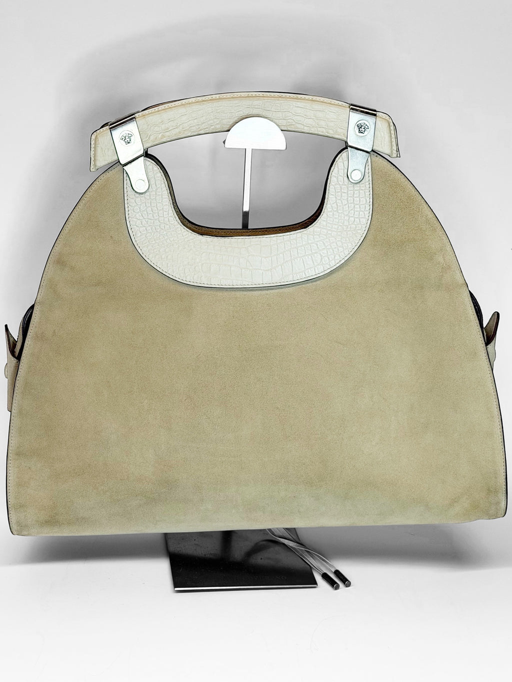Versace Fall 2003 Runway Leather & Suede Bag