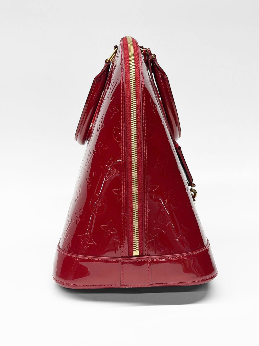 LOUIS VUITTON ALMA VERNIS GM RED