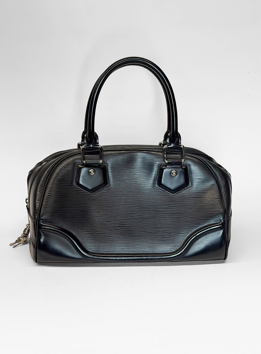 LOUIS VUITTON EPI LEATHER BOWLING BAG BLACK