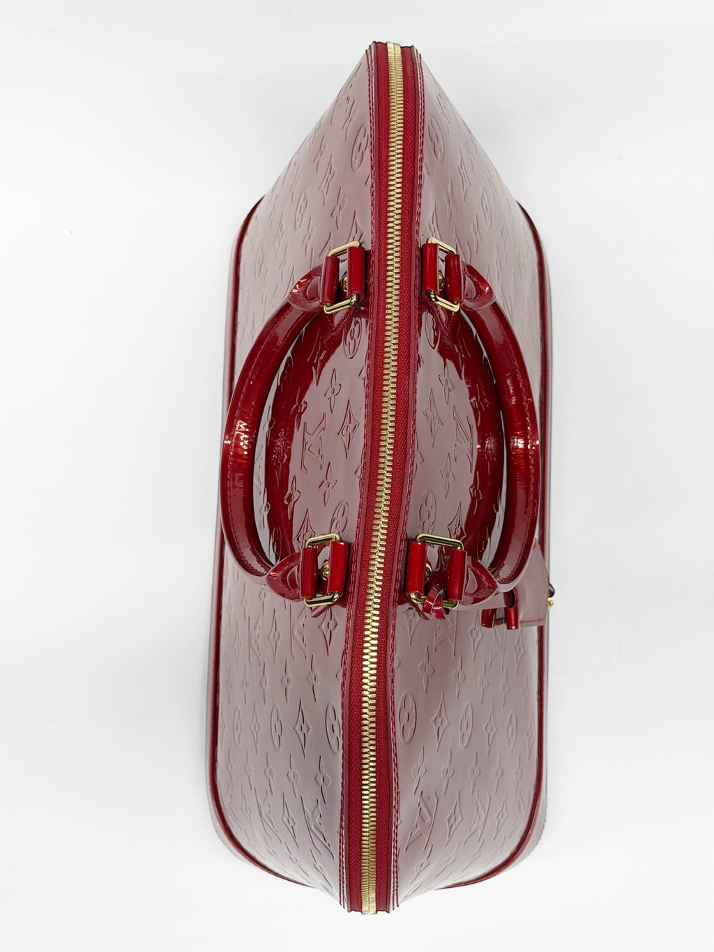 LOUIS VUITTON ALMA VERNIS GM RED