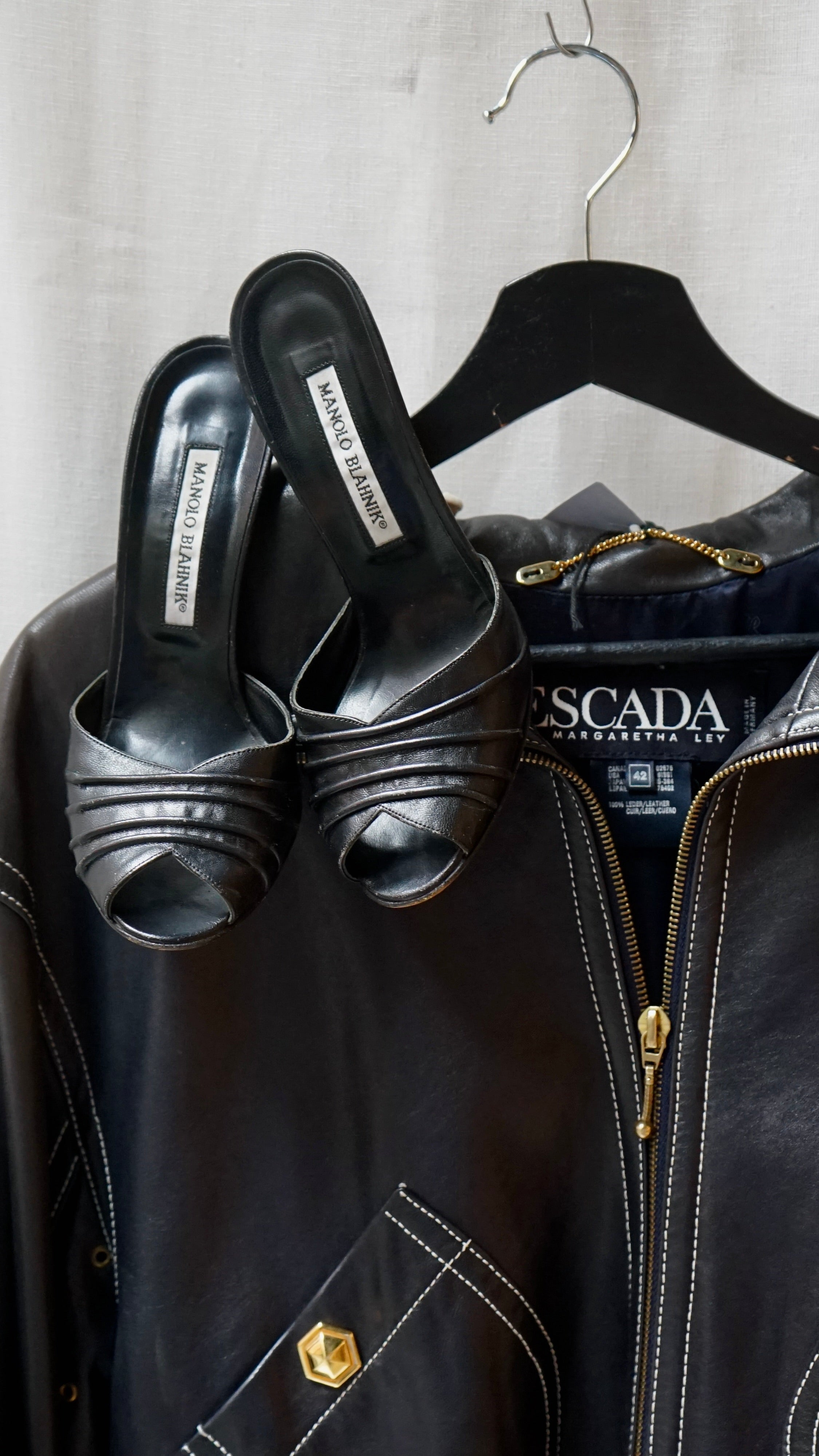 Escada Leather Jacket