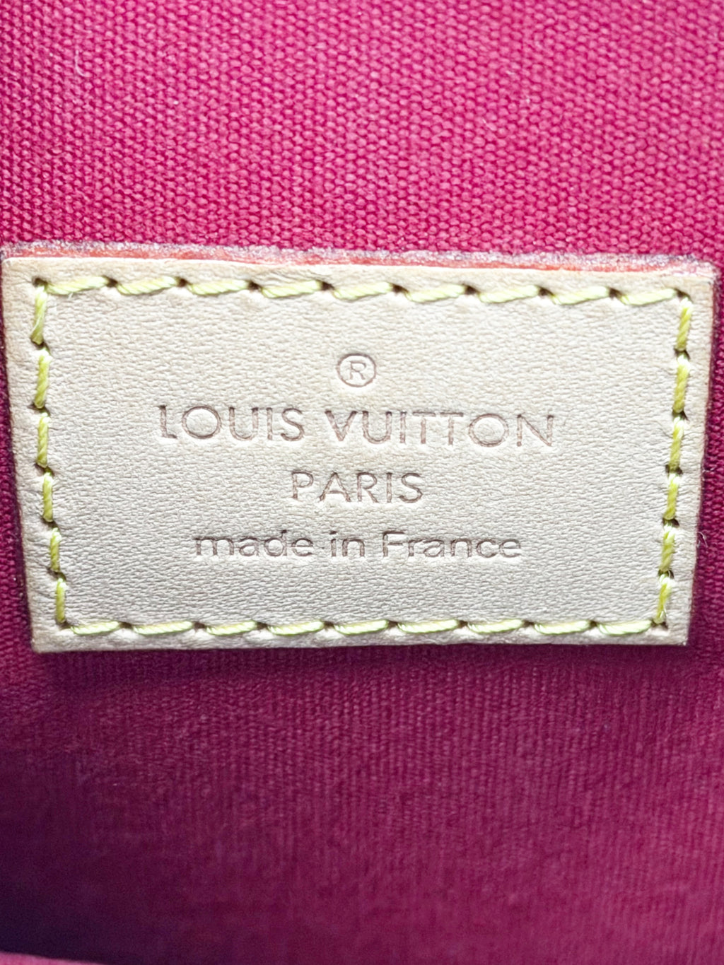 LOUIS VUITTON ALMA VERNIS GM RED