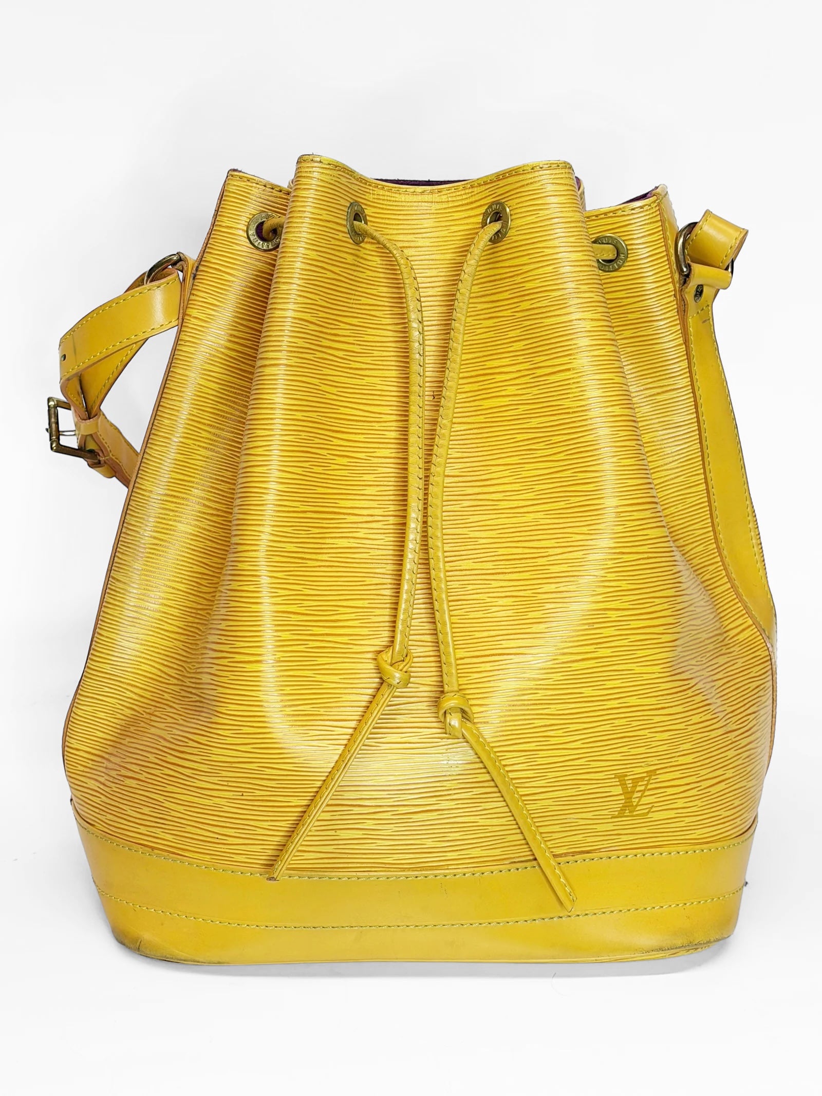 Louis Vuitton Noé Epi Leather Bucket Bag – Yellow